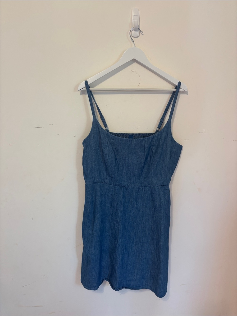 Old Navy Indigo Denim Mini Dress with Double Straps